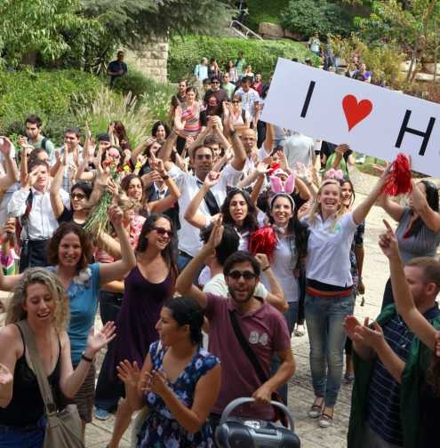 overseas students at the HUJ